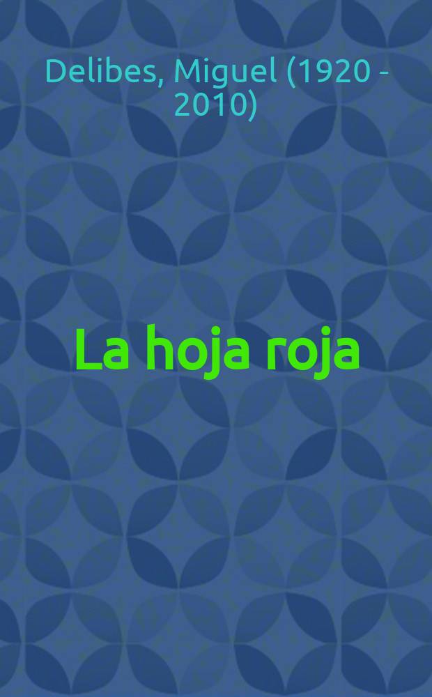 La hoja roja