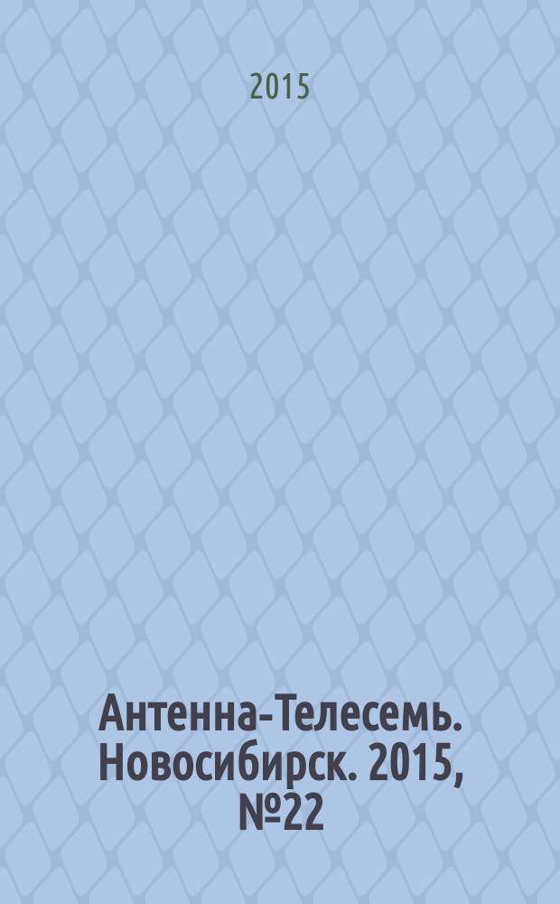 Антенна-Телесемь. Новосибирск. 2015, № 22 (1004)