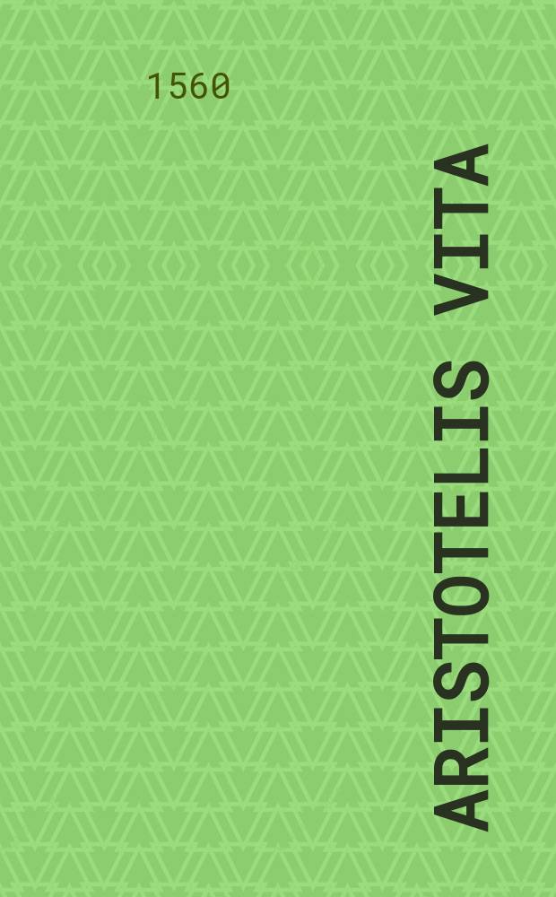 Aristotelis Vita