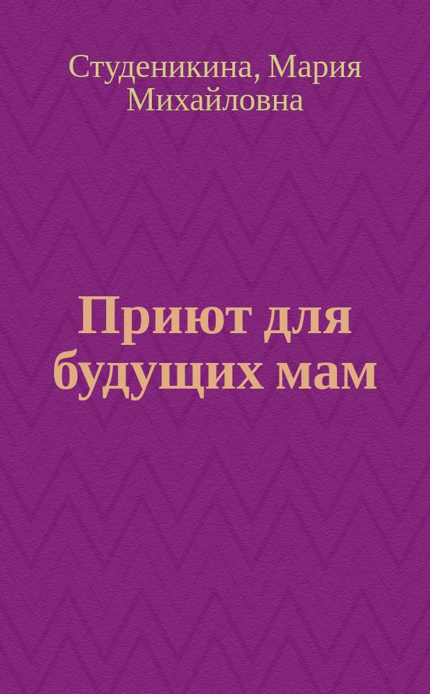 Приют для будущих мам : от плана до воплощения