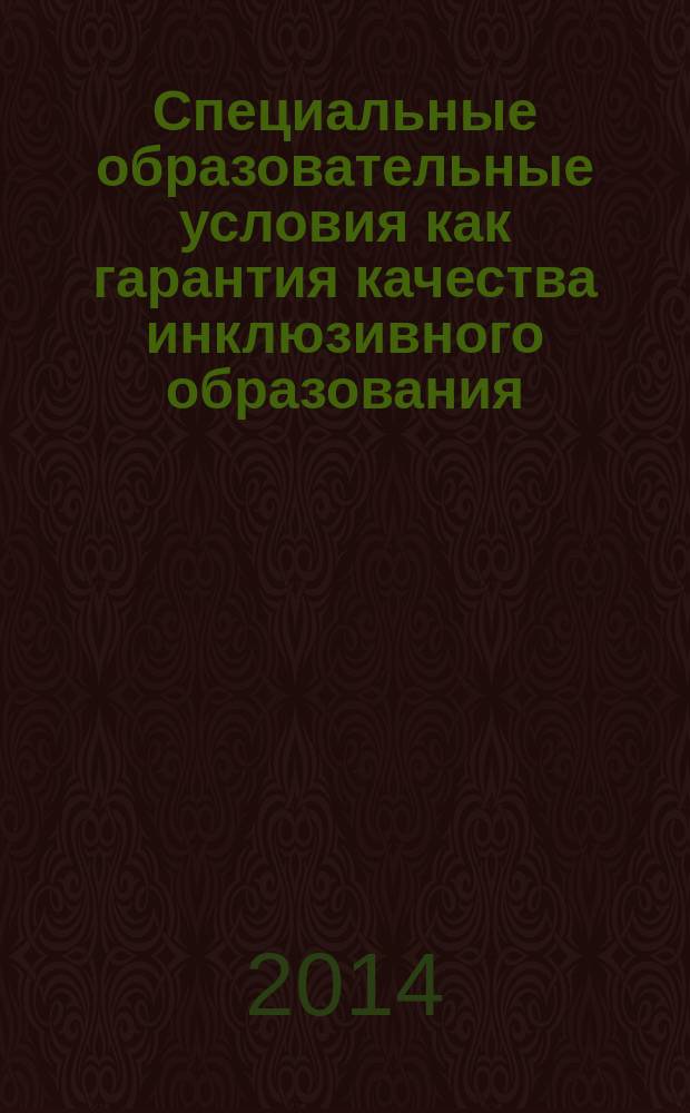 Специальные образовательные условия как гарантия качества инклюзивного образования : учебное видеоо в 3 ч. Ч. 1 : От диагноза - к условиям, или социальная модель инклюзии