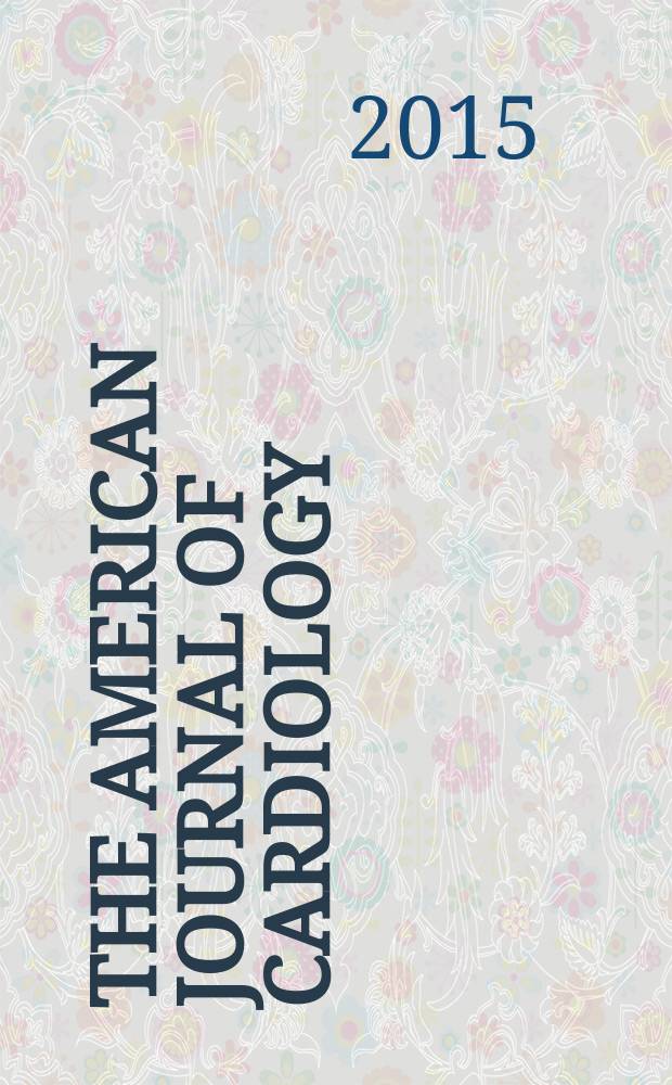The American journal of cardiology : Official journal of the American college of cardiology A publication of the Yorke group. Vol. 115, № 1