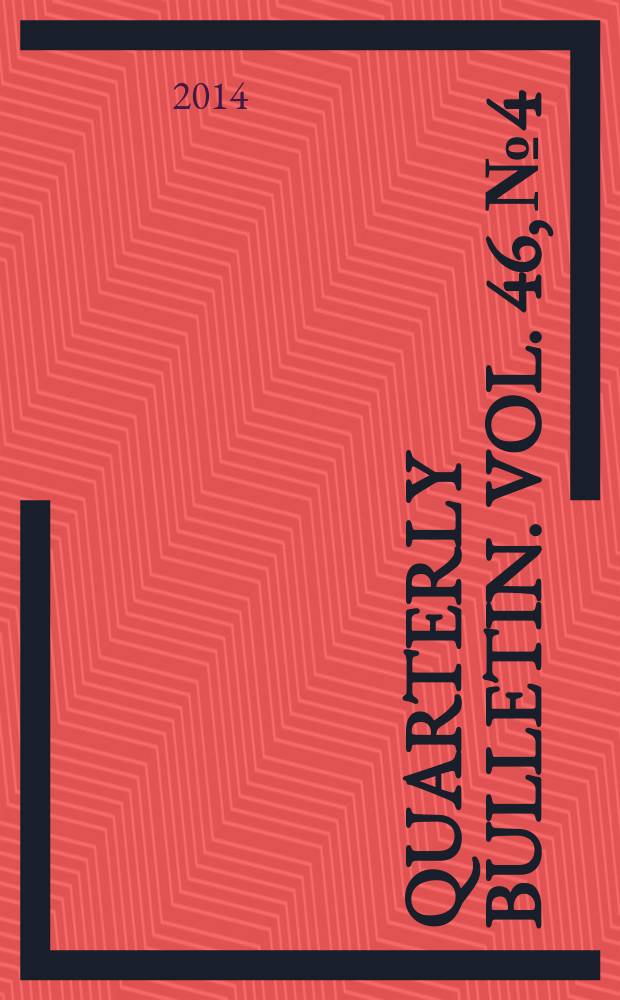 Quarterly bulletin. Vol. 46, № 4