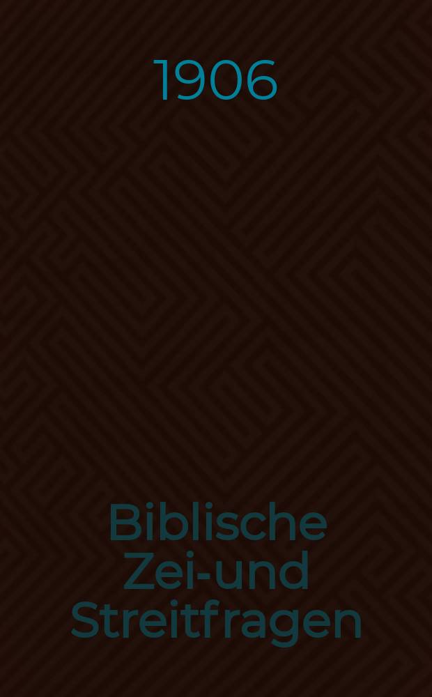 Biblische Zeit- und Streitfragen : zur Aufklärung der Gebildeten. Ser. 2, H. 5 : Die Jungfrauengeburt = Непорочное зачатие