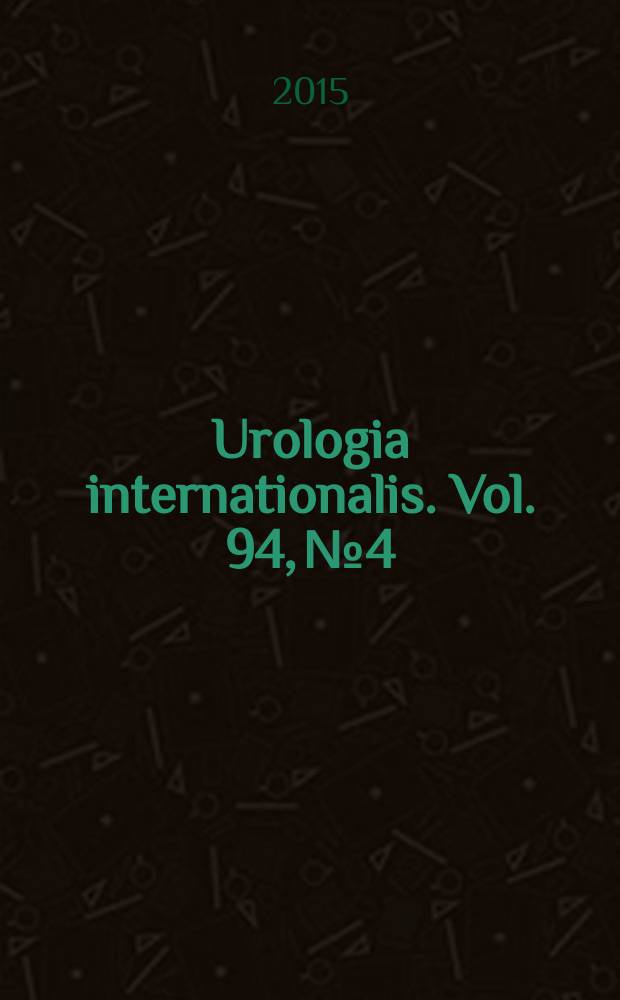 Urologia internationalis. Vol. 94, № 4