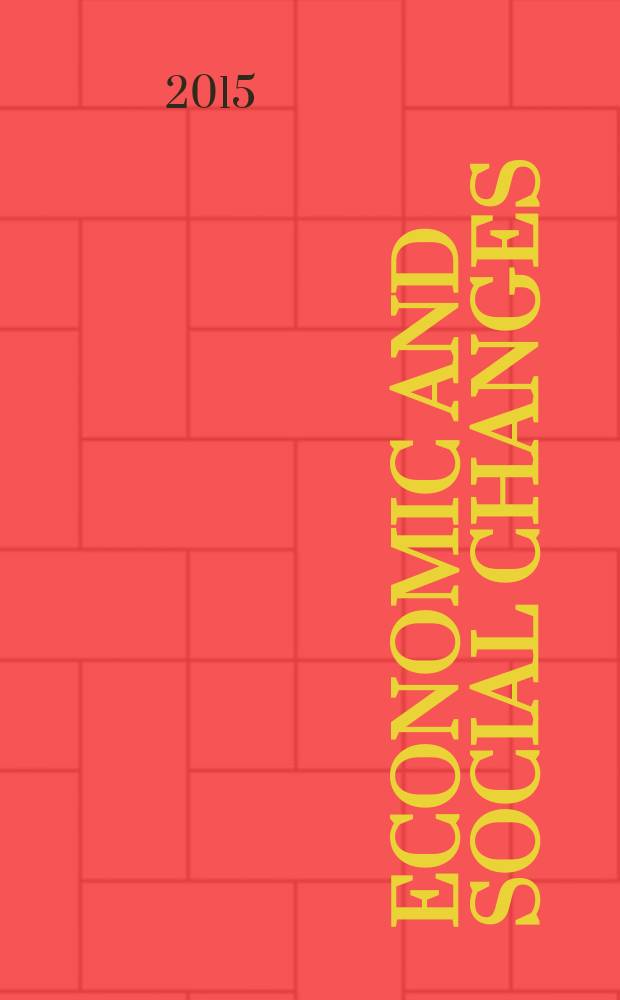 Economic and social changes: facts, trends, forecast. 2015, 2 (38)