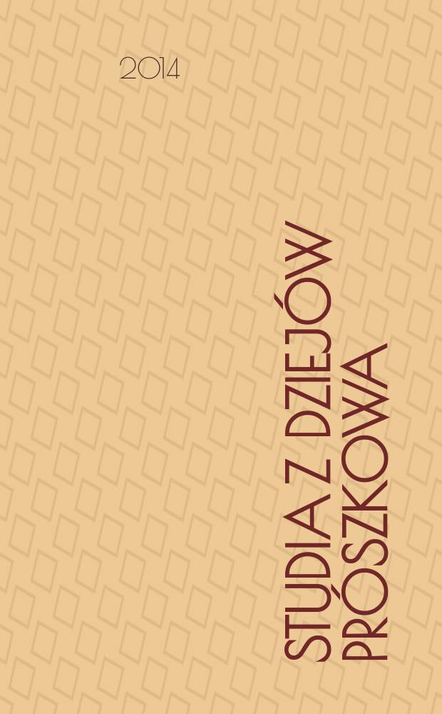 Studia z dziejów Prószkowa
