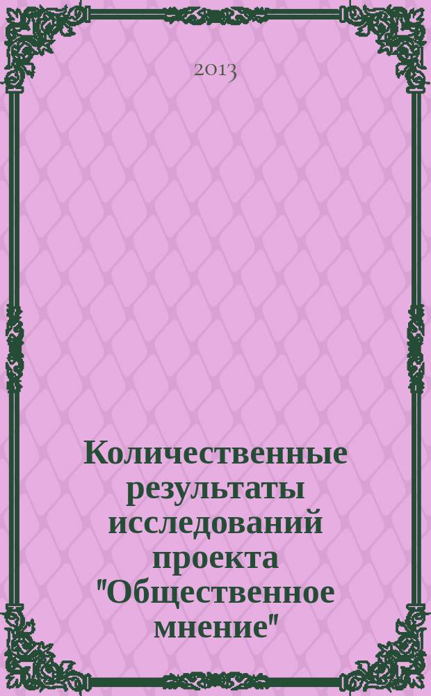 Количественные результаты исследований проекта "Общественное мнение" (ПОМ). Вып. 11 : Влияние установок на уровень информированности населения (в рамках изучения прессы) (ПОМ-15,16) ; Процесс реального приема сообщений городской газеты (ПОМ-16/1-3)