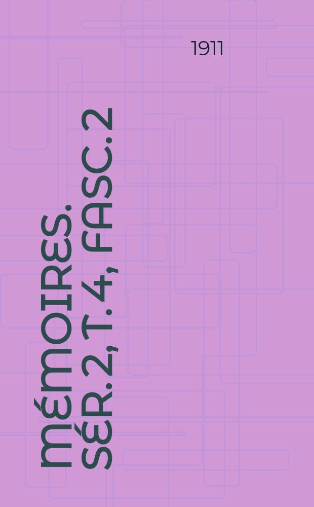 M&eacute;moires. S&eacute;r. 2, t. 4, fasc. 2 : Les index numbers (nombres indices) des ph&eacute;nom&egrave;nes moraux = Индексы моральных явлений