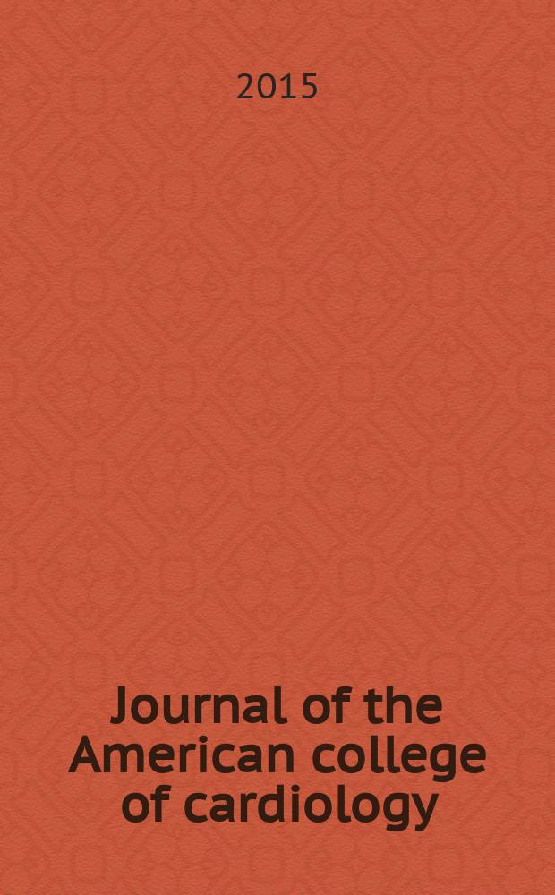 Journal of the American college of cardiology : JACC. Vol. 65, № 22