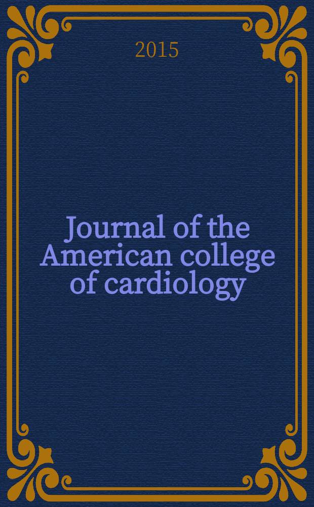 Journal of the American college of cardiology : JACC. Vol. 65, № 23