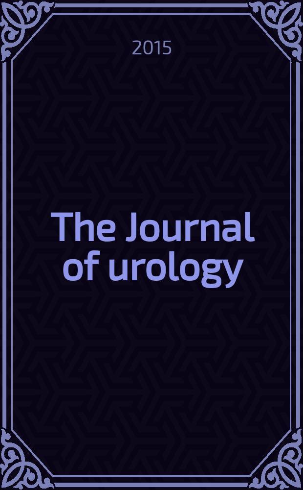 The Journal of urology : Offiс. organ of the Amer. urological assoc. Vol. 193, № 6