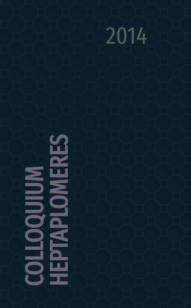 Colloquium heptaplomeres : научный альманах