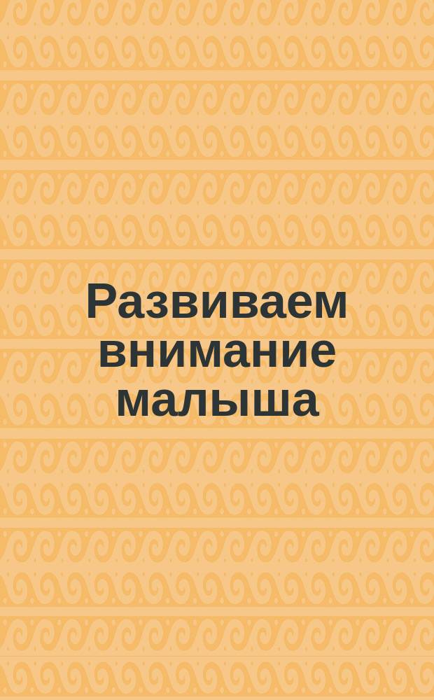 Развиваем внимание малыша : 5-6 лет : 16 ярких больших наклеек : яркие иллюстрации, интересные задания, уникальная методика : для занятий взрослых с детьми (текст читают взрослые) : для дошкольного возраста : 0+