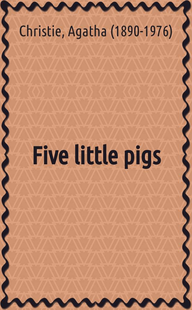 Five little pigs