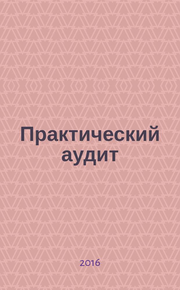 Практический аудит : (таблицы, схемы, комментарии) : учебное пособие : законодательство использовано по состоянию на 4 октября 2012 г.