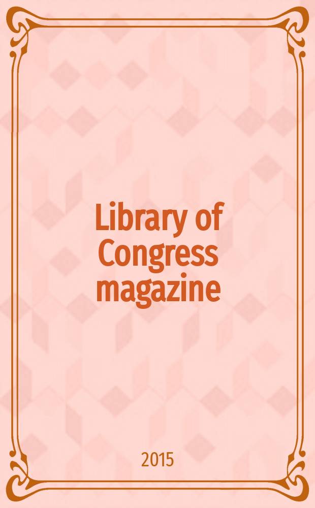 Library of Congress magazine : LCM. Vol. 4, № 5