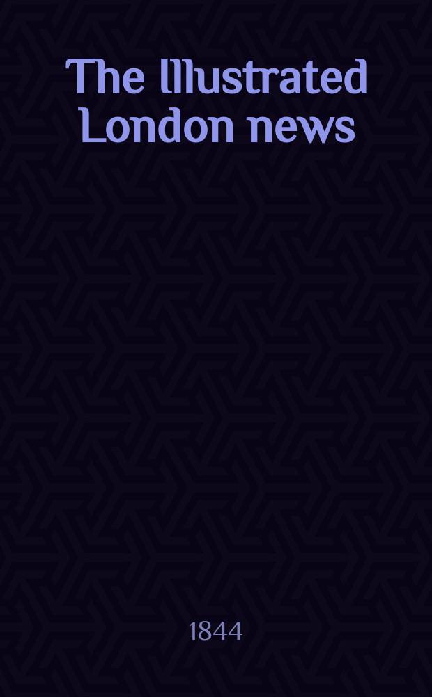 The Illustrated London news : for the week ending saturday ... Vol. 5, № 129