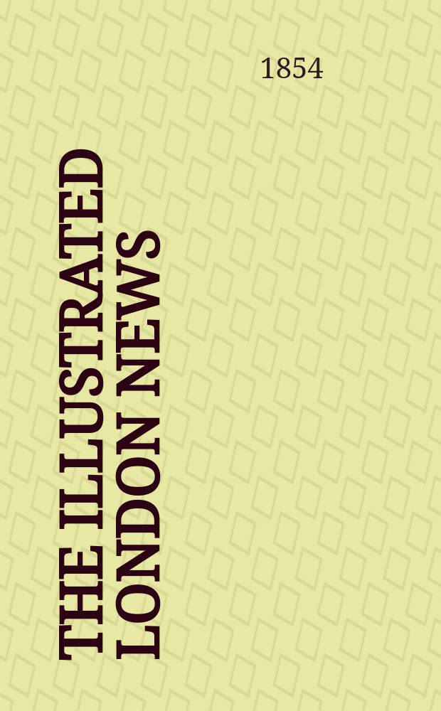 The Illustrated London news : for the week ending saturday ... Vol. 24, № 687