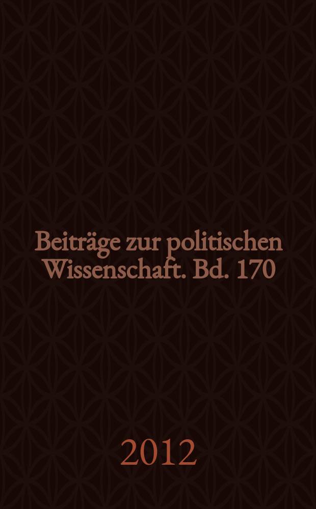 Beiträge zur politischen Wissenschaft. Bd. 170 : Kollaboration des Geistes = Сотрудничество ума