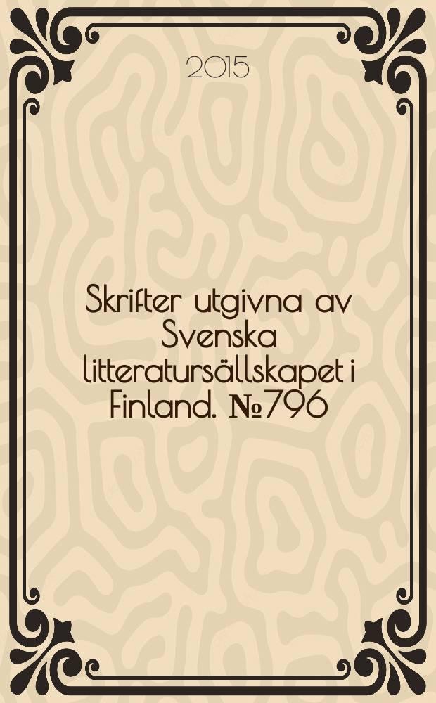 Skrifter utgivna av Svenska litteratursällskapet i Finland. № 796 : Talet lever! = Живая речь