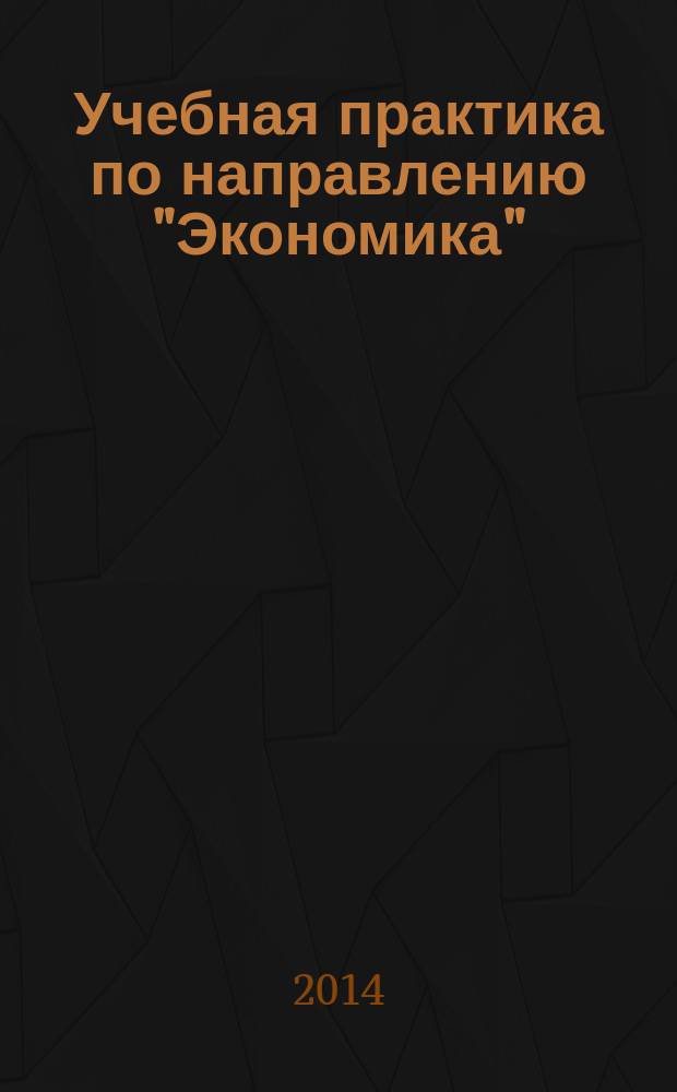 Учебная практика по направлению "Экономика" : рабочая программа практики