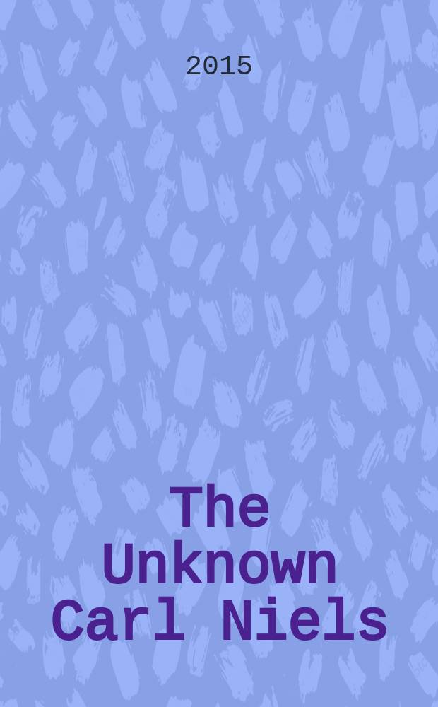 The Unknown Carl Niels : Danish songs in english