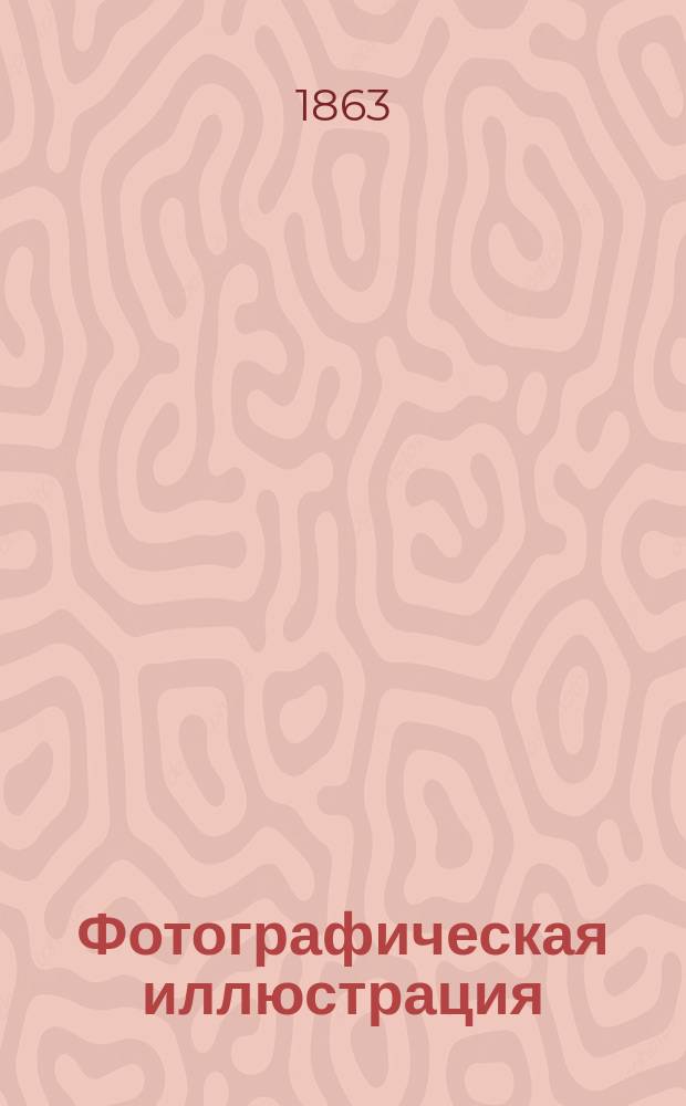 Фотографическая иллюстрация : Худож.-лит. журн. Г. 1 1863, № 2