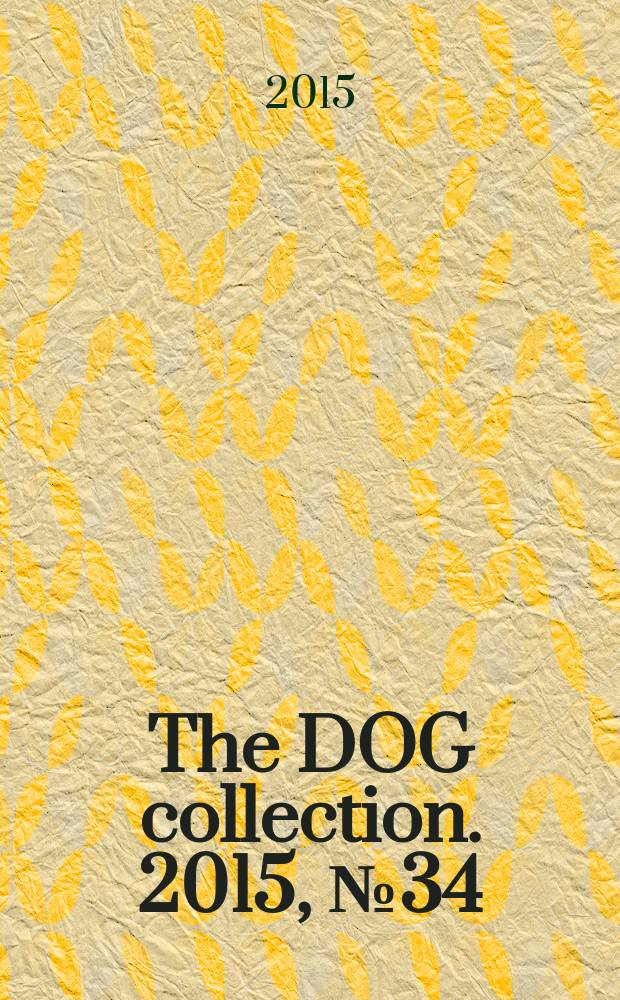The DOG collection. 2015, № 34 : Тойпудель