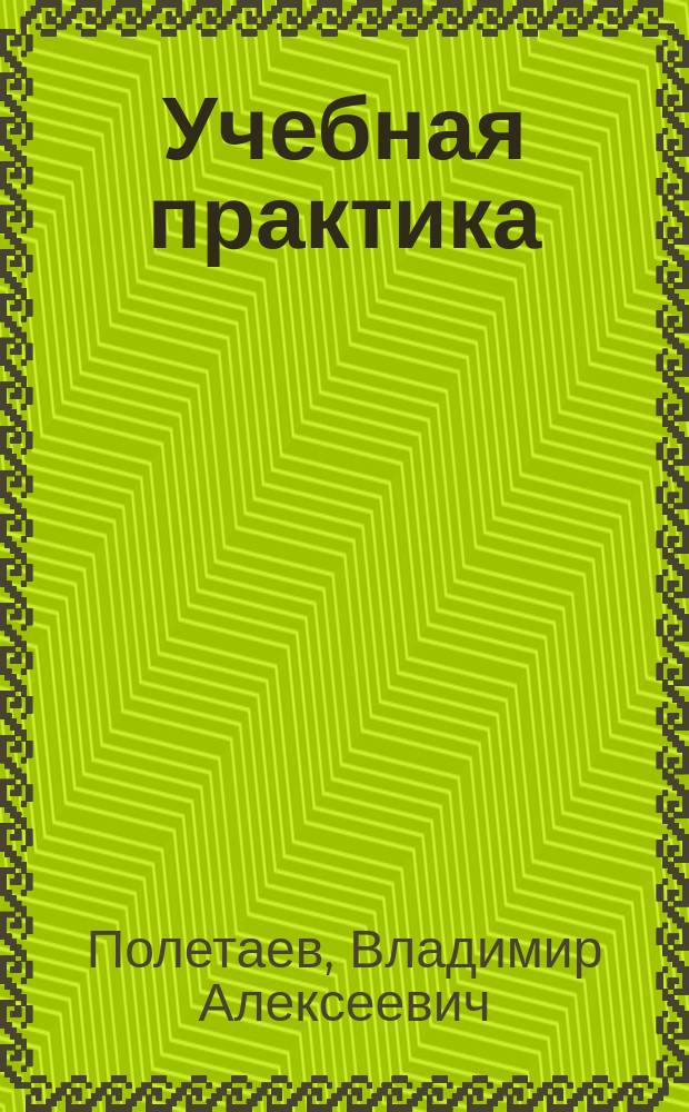 Учебная практика : учебное пособие