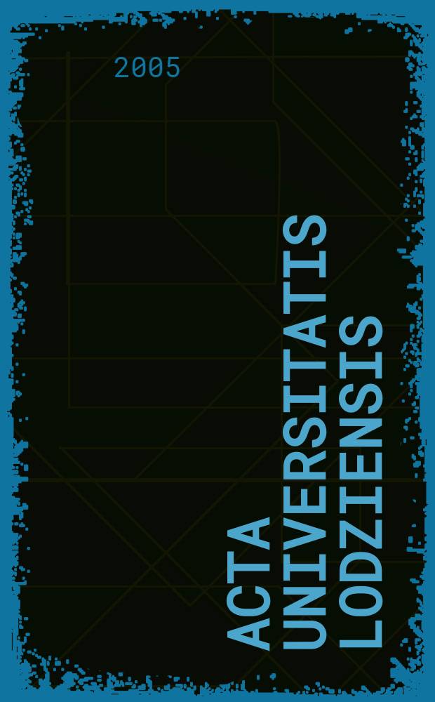 Acta Universitatis Lodziensis : Współeczesne problemy marketingu