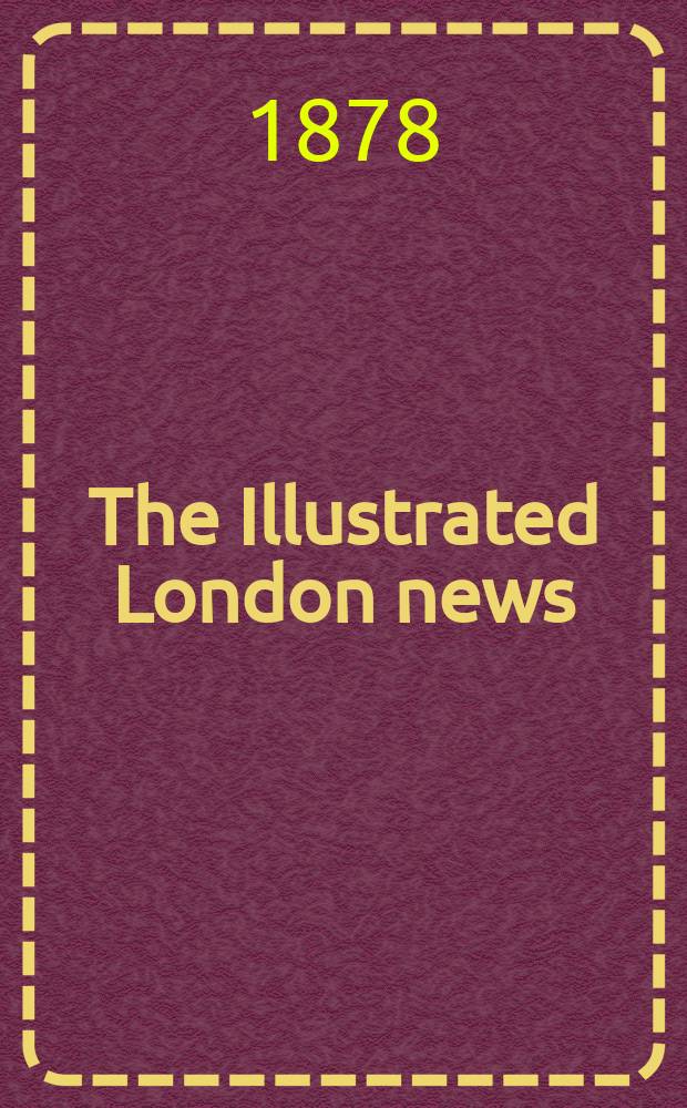 The Illustrated London news : for the week ending saturday ... Vol. 73, № 2048