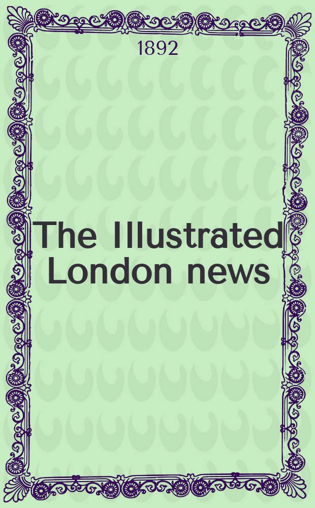 The Illustrated London news : for the week ending saturday ... Vol. 101, № 2785