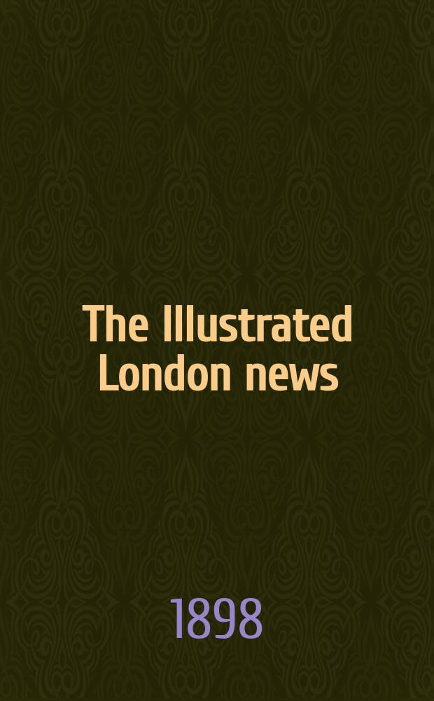 The Illustrated London news : for the week ending saturday ... Vol. 112, № 3065