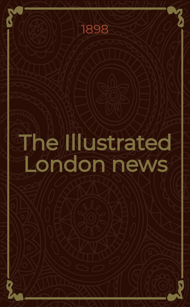 The Illustrated London news : for the week ending saturday ... Vol. 113, № 3101
