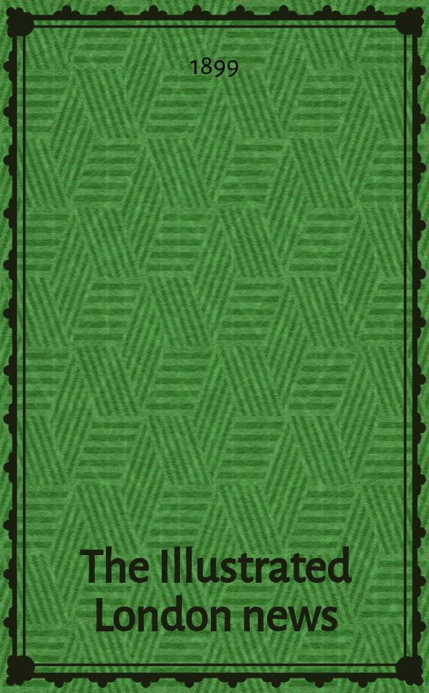 The Illustrated London news : for the week ending saturday ... Vol. 114, № 3125