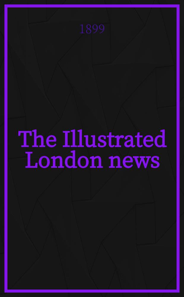 The Illustrated London news : for the week ending saturday ... Vol. 115, № 3145