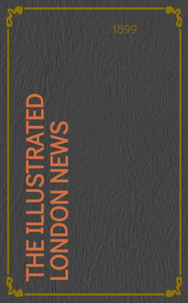 The Illustrated London news : for the week ending saturday ... Vol. 115, № 3160