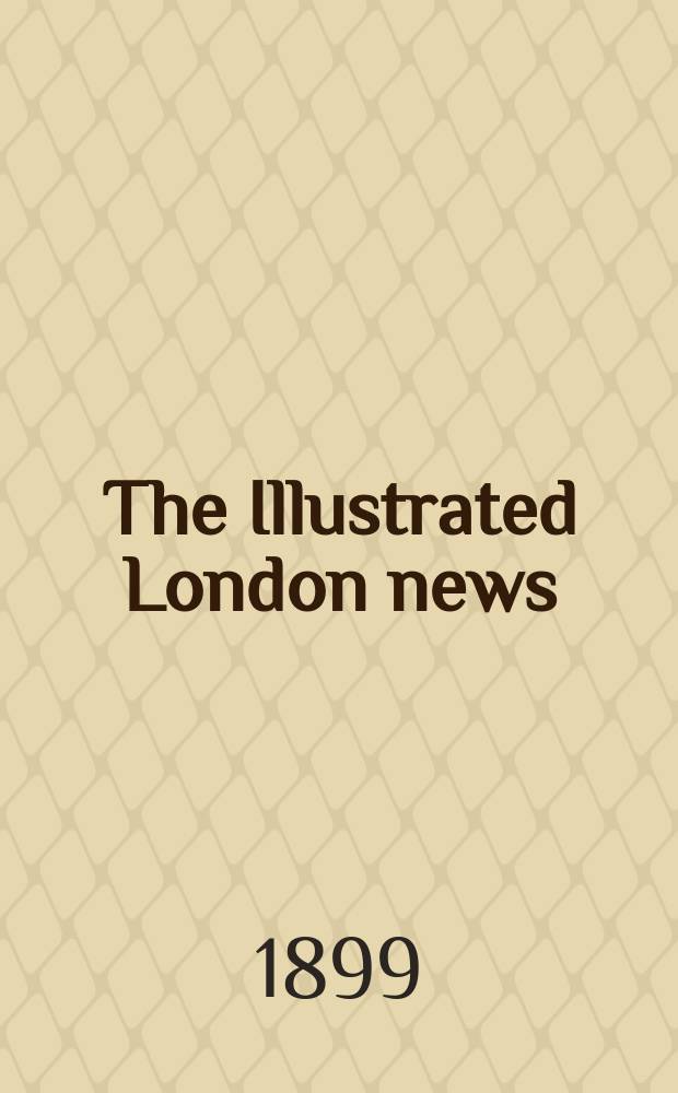 The Illustrated London news : for the week ending saturday ... Vol. 115, № 3167