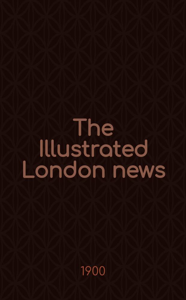 The Illustrated London news : for the week ending saturday ... Vol. 116, № 3168
