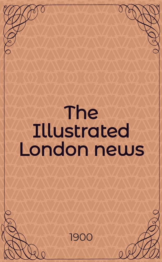 The Illustrated London news : for the week ending saturday ... Vol. 117, № 3197