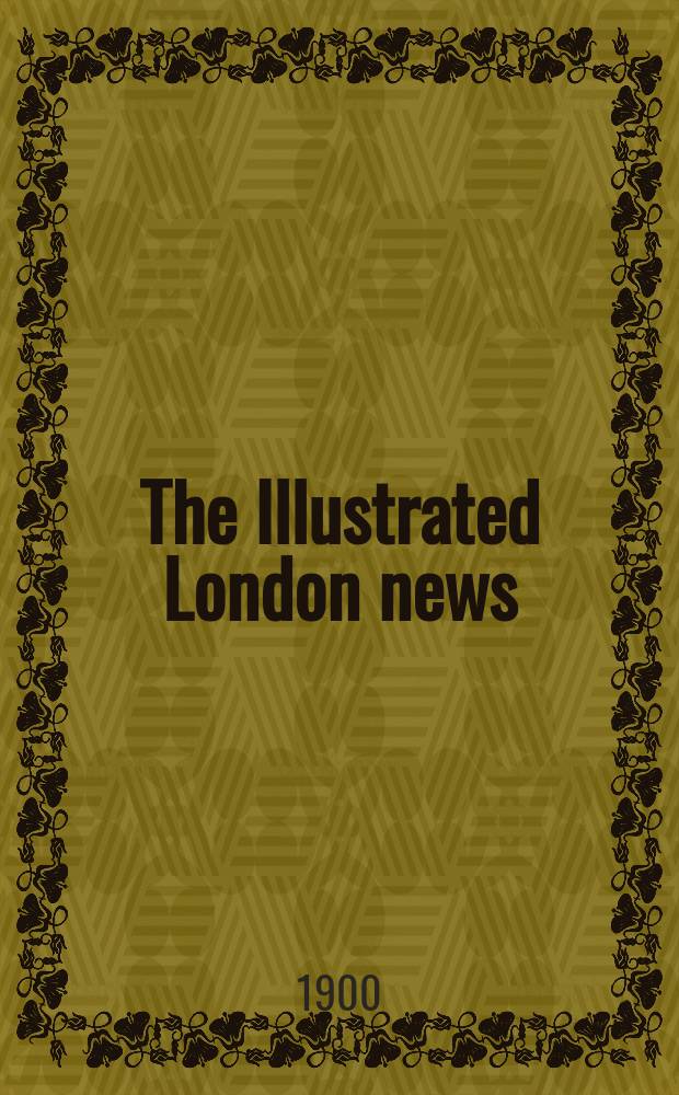 The Illustrated London news : for the week ending saturday ... Vol. 117, № 3215