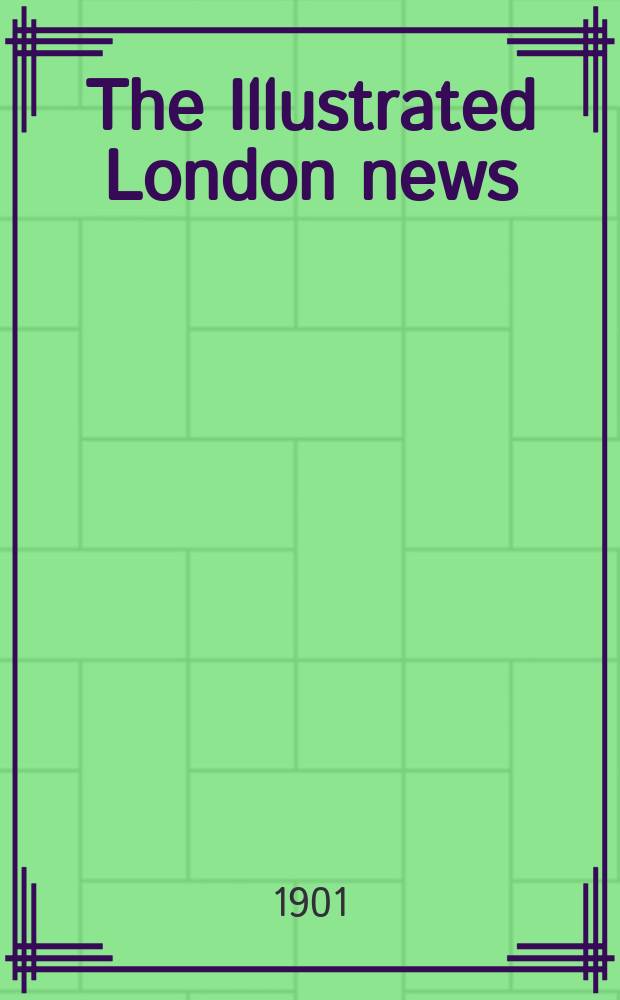 The Illustrated London news : for the week ending saturday ... Vol. 119, № 3261