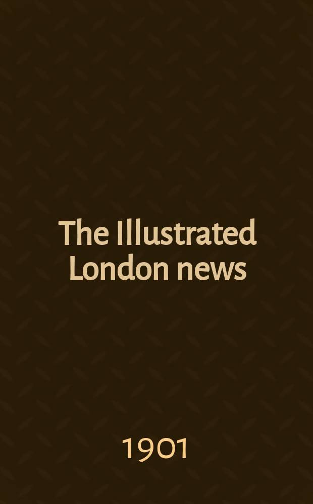 The Illustrated London news : for the week ending saturday ... Vol. 119, № 3269