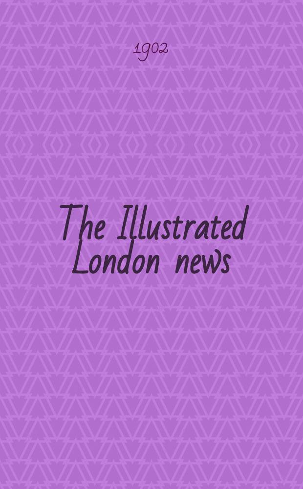 The Illustrated London news : for the week ending saturday ... Vol. 121, № 3310