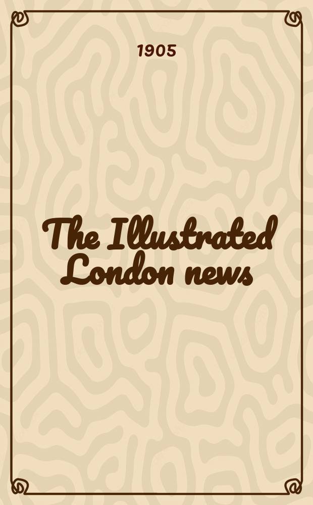 The Illustrated London news : for the week ending saturday ... Vol. 126, № 3451