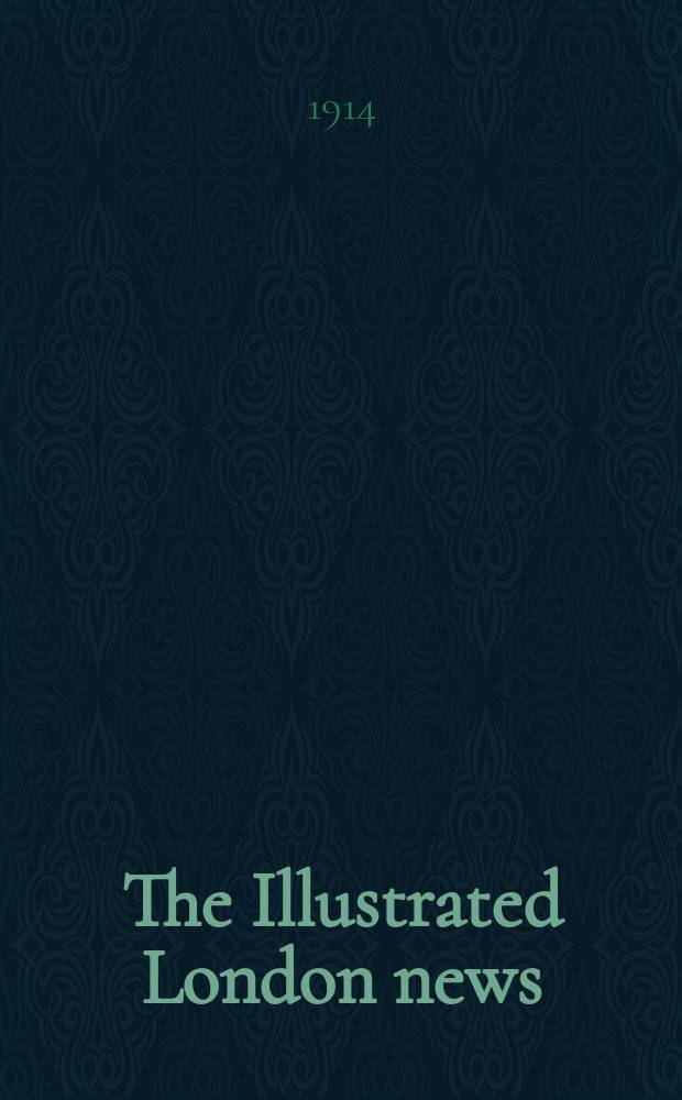 The Illustrated London news : for the week ending saturday ... Vol. 144, № 3909