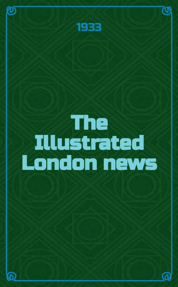 The Illustrated London news : for the week ending saturday ... Vol. 182, № 4909