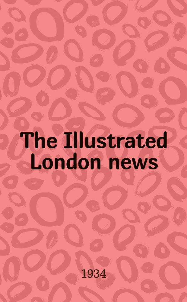 The Illustrated London news : for the week ending saturday ... Vol. 184, № 4961