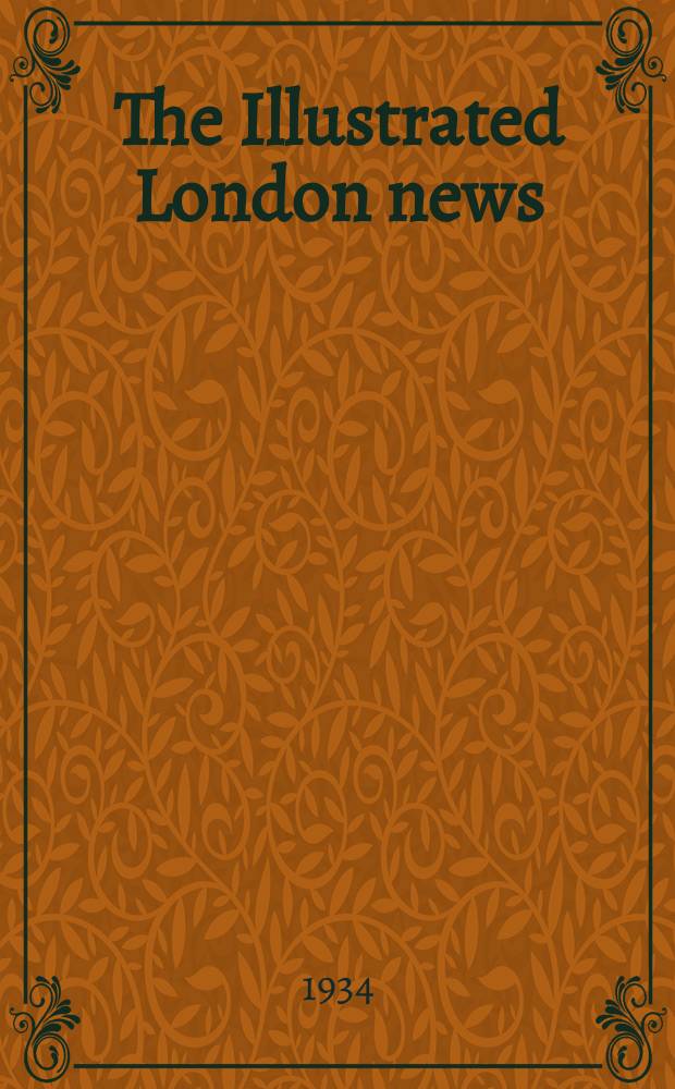 The Illustrated London news : for the week ending saturday ... Vol. 184, № 4964